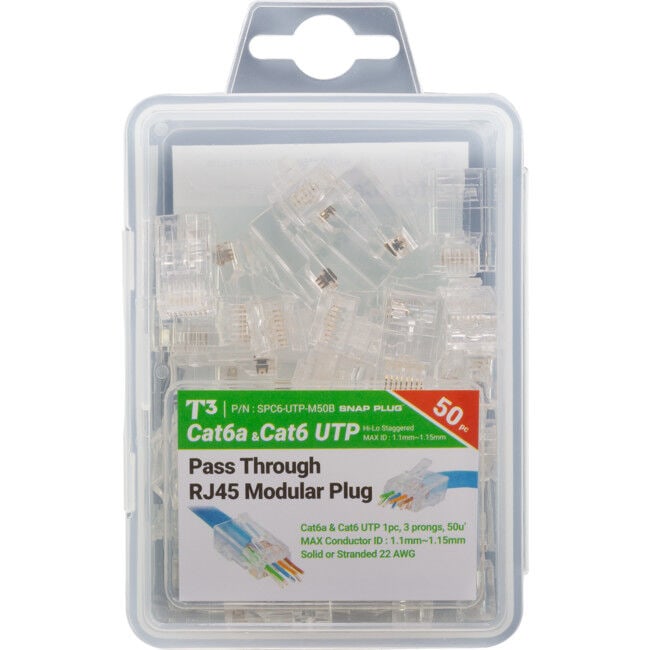 Buy UTP RJ45 CAT6A SOLID SNAP PLUG - MyDeal Australia