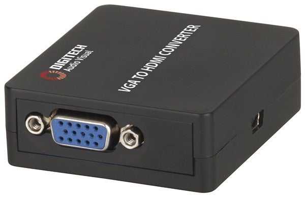 DIGITECH VGA to HDMI digital stream Converter and Upscaler with Stereo Audio