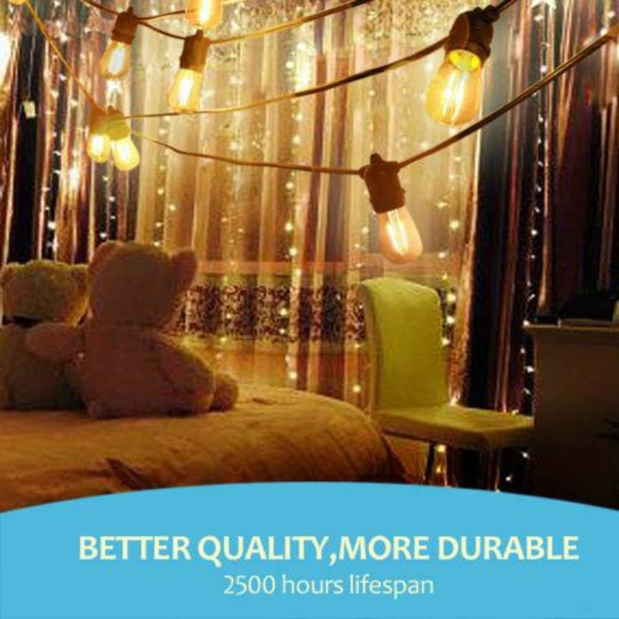 Elora Festoon String Lights 100m LED Outdoor Light Waterproof Christmas Wedding Party