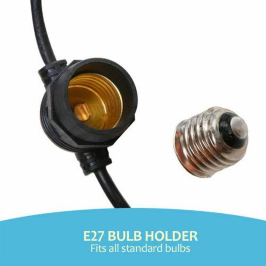 Elora Festoon String Lights 100m LED Outdoor Light Waterproof Christmas Wedding Party