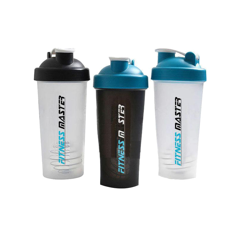 10X GYM Protein Supplement Drink Blender Mixer Shaker Shake Ball Bottle 700ml