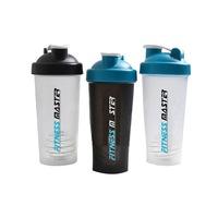 10X GYM Protein Supplement Drink Blender Mixer Shaker Shake Ball Bottle 700ml