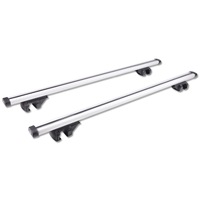 Elora Car Roof Rack Cross Bars Luggage Carrier Vehicle Lockable Adjustable 135cm