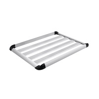 Elora Car Roof Rack Platform Luggage Carrier Vehicle Cargo Tray 140x100cm Silver