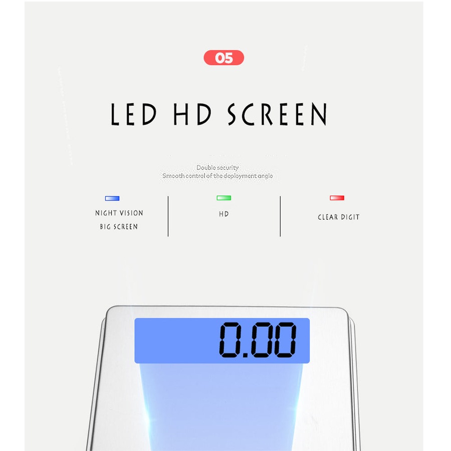 2kg/0.1g Electronic Kitchen Scale Weight Weighing Scales Batteries