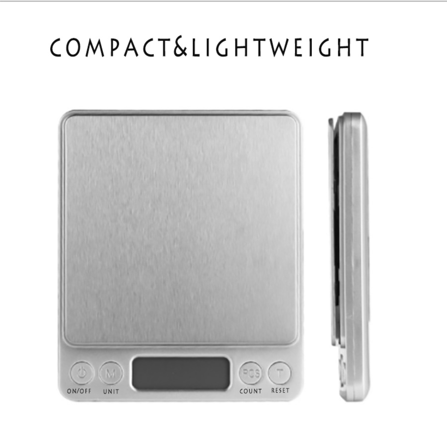 2kg/0.1g Electronic Kitchen Scale Weight Weighing Scales Batteries