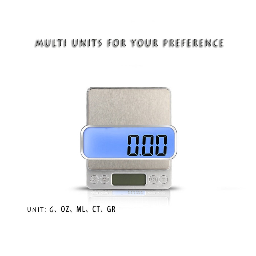 2kg/0.1g Electronic Kitchen Scale Weight Weighing Scales Batteries