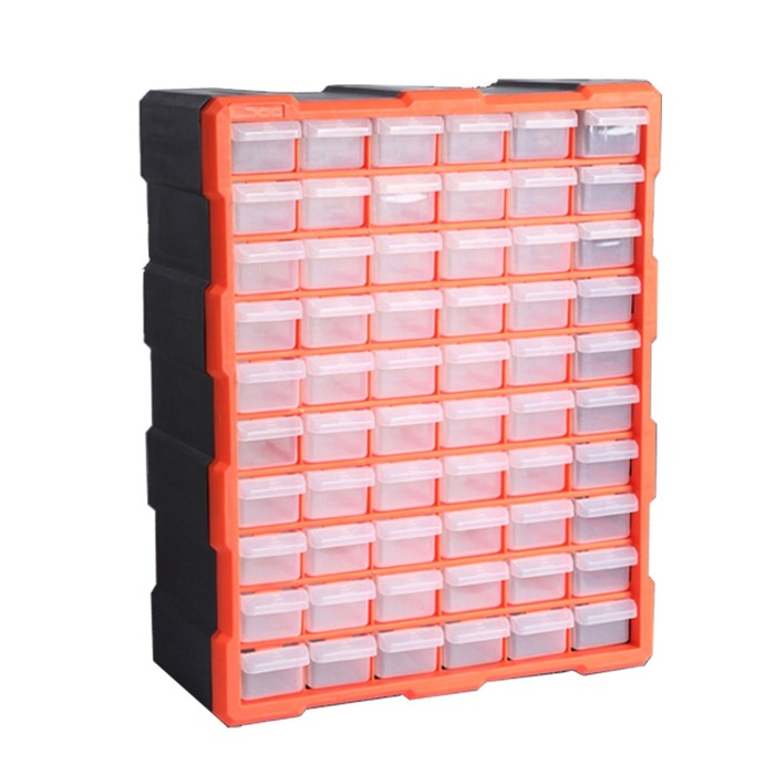 Storage Cabinet Drawers 39 Plastic Tool Box Containers Organiser ...