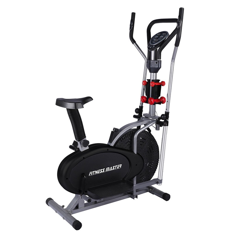Fitness Master 6in1 Elliptical Cross Trainer Exercise Bike Bicycle Home