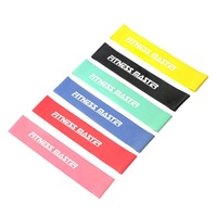 Fitness Master 6PCS Resistance Loop Bands Mini Exercise Strength GYM Yoga