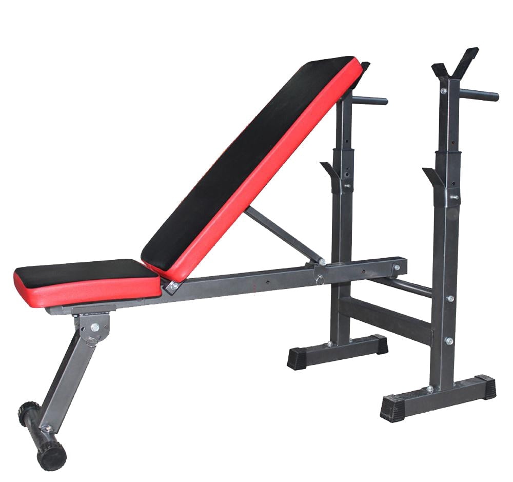 Adjustable Benches Rack Barbell Weight lifting Bed Foldable Press GYM Australia