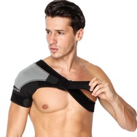Fitness Master Adjustable Left Shoulder Support Heat Patch Protection Sports
