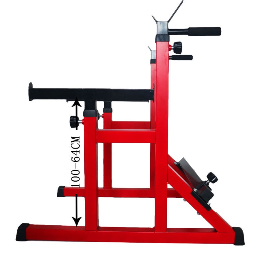 Fitness Master Adjustable Squat Rack Barbell Bench Press Stand Home Gym Weight Training