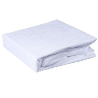 Bamboo Mattress Protector Cover Waterproof Topper Fitted Fibre Bedding King Size White