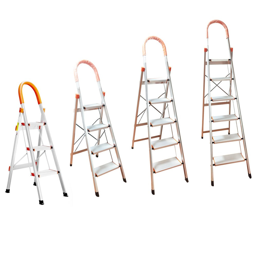 Aluminium Multi Purpose Folding Ladder Light Weight Non Slip Platform Step Tier Salesbay