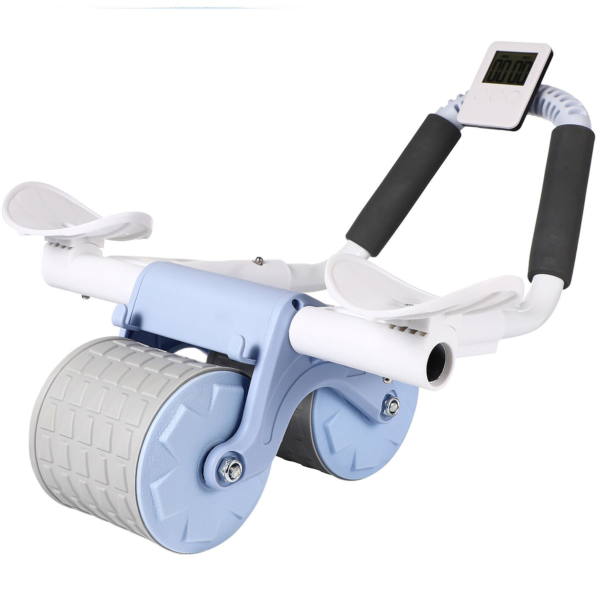 Automatic Rebound Abdominal Core Wheel Ab Roller Elbow Support Exercise w/ LCD Australia