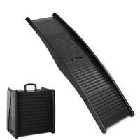 Dog Pet Ramp Foldable Folding Portable Doggie Carry Fold Steps Ladder Stairs