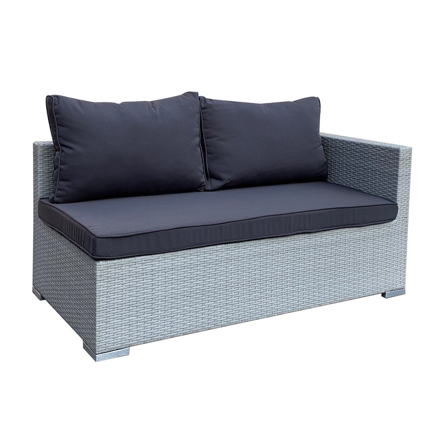 Elora 4pc Outdoor Rattan Corner Sofa Set Patio Garden Furniture w/ Table