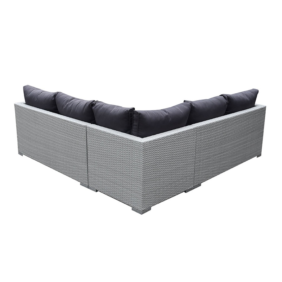 Elora 4pc Outdoor Rattan Corner Sofa Set Patio Garden Furniture w/ Table