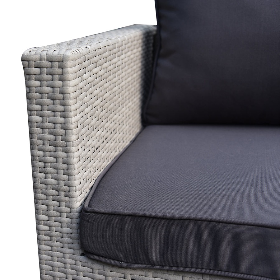 Elora 4pc Outdoor Rattan Corner Sofa Set Patio Garden Furniture w/ Table