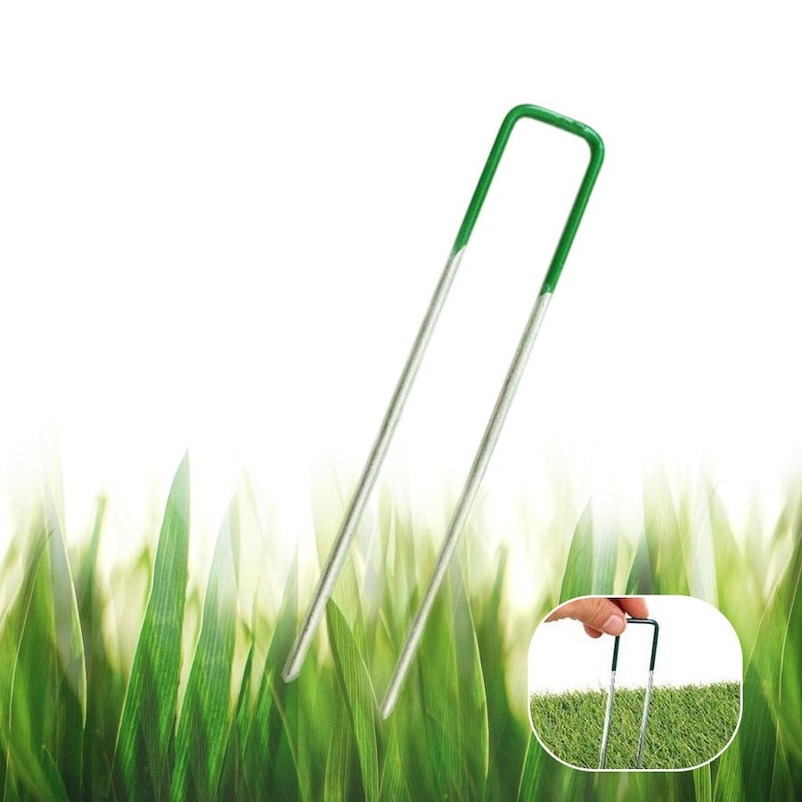 Elora Artificial Grass Pins 200pcs U Tent Pegs Synthetic Fake Lawn Weedmat Turf Fastening