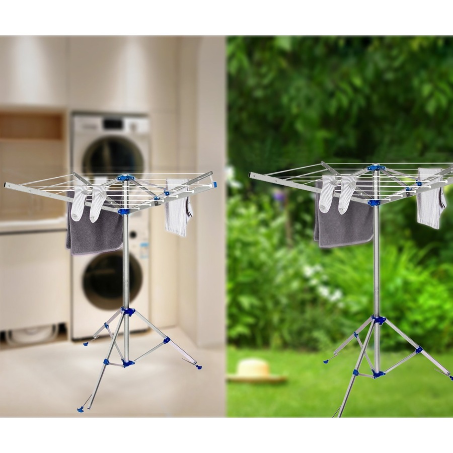 Elora Folding Umbrella Style Laundry Dryer Clothes Rack Outdoor Camping Portable