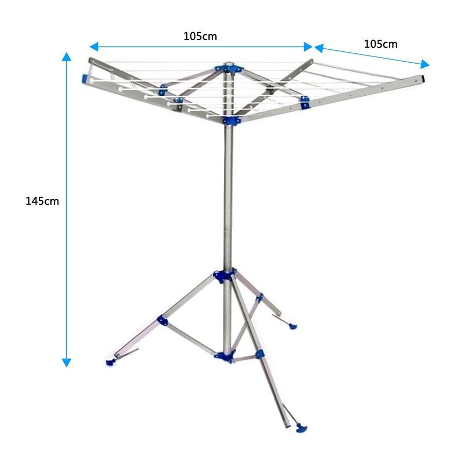 Elora Folding Umbrella Style Laundry Dryer Clothes Rack Outdoor Camping Portable