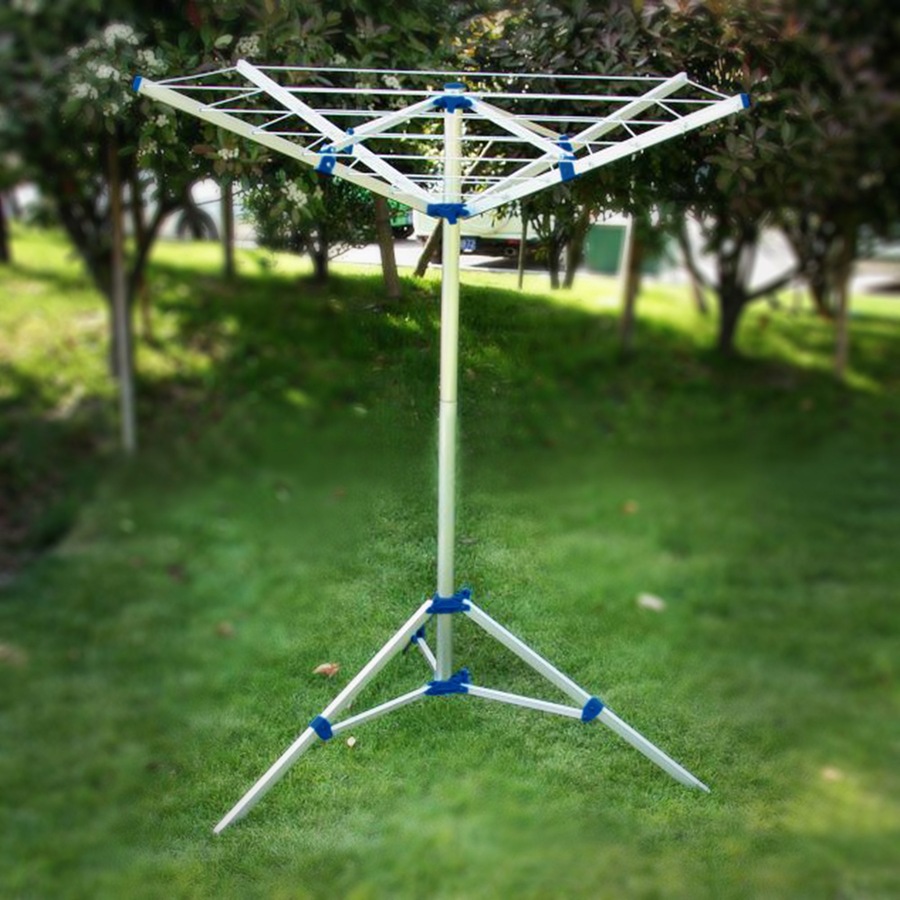 Elora Folding Umbrella Style Laundry Dryer Clothes Rack Outdoor Camping Portable