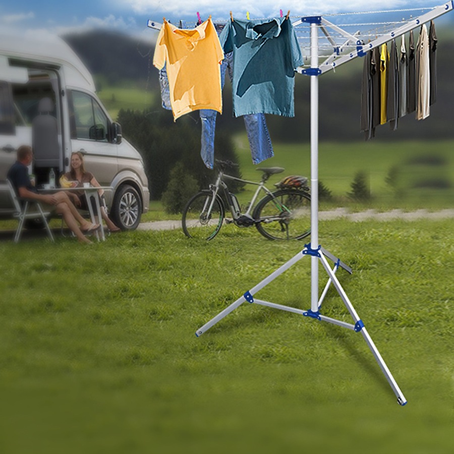 Elora Folding Umbrella Style Laundry Dryer Clothes Rack Outdoor Camping Portable