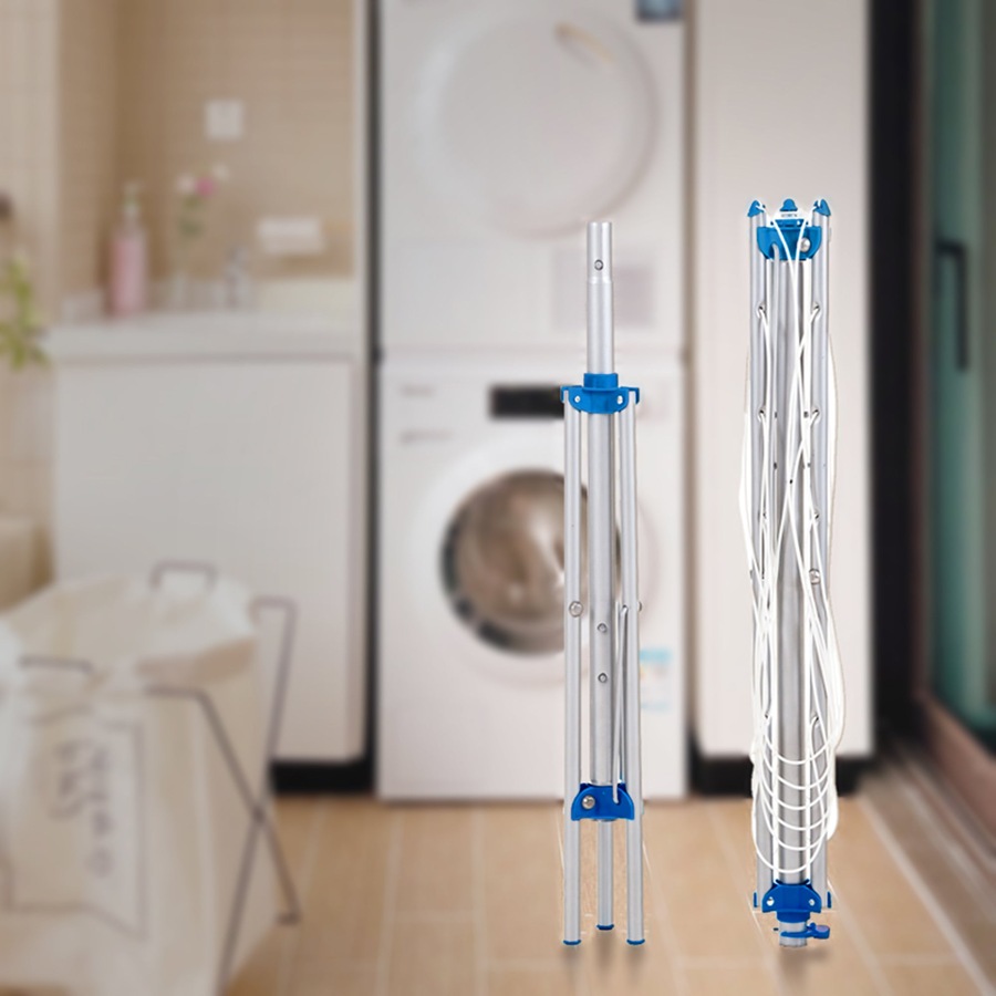 Elora Folding Umbrella Style Laundry Dryer Clothes Rack Outdoor Camping Portable