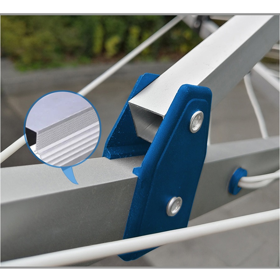 Elora Folding Umbrella Style Laundry Dryer Clothes Rack Outdoor Camping Portable