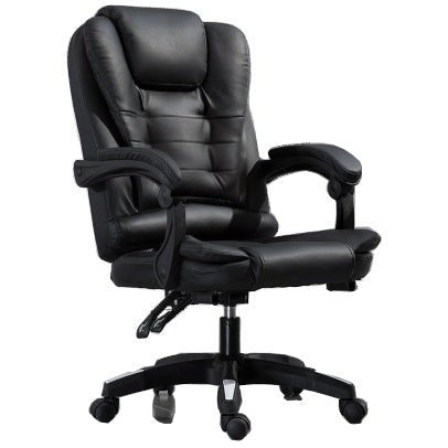 Executive Office Chair Black PU Leather Massage Computer Gaming Chairs Gas Lift Seat
