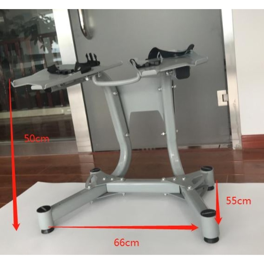 Fitness Master Adjustable Dumbbell Stand Rack Holder Home Gym Equipment Weight