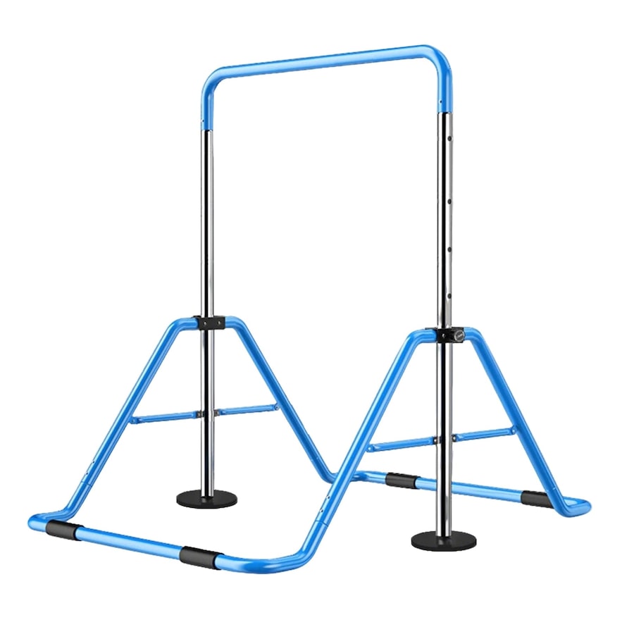 FITNESS MASTER Kids Gymnastics Bars Training Horizontal Bar Monkey Kip Bar Blue