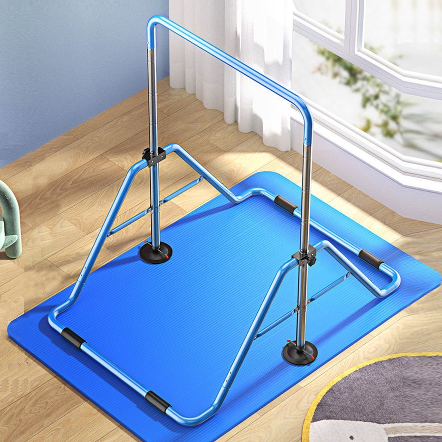 FITNESS MASTER Kids Gymnastics Bars Training Horizontal Bar Monkey Kip Bar Blue