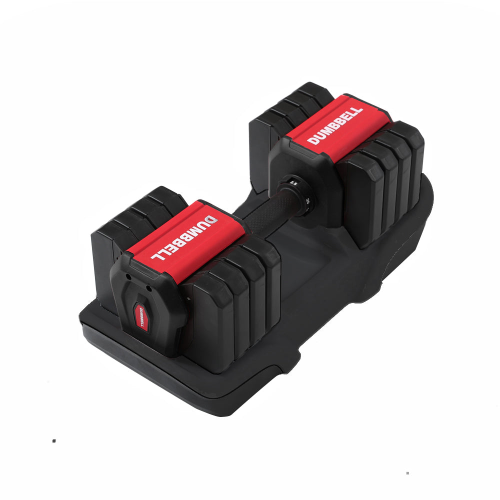Fitness Master 25KG Adjustable Dumbbell Set Home GYM Exercise Equipment Anti-rolled Australia