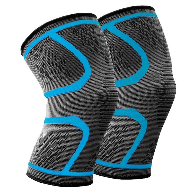 Knee Support Brace Compression Sleeve Arthritis Pad Pain Relief Gym ...