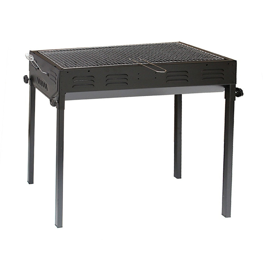 Large Size Portable Hibachi Outdoor BBQ Barbecue Grill Sets Charcoal Picnic Hiking Party Festival Camping