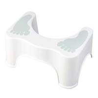 Bathroom Toilet Stool Potty Step Footstool Aid Non-Slip Portable Large White