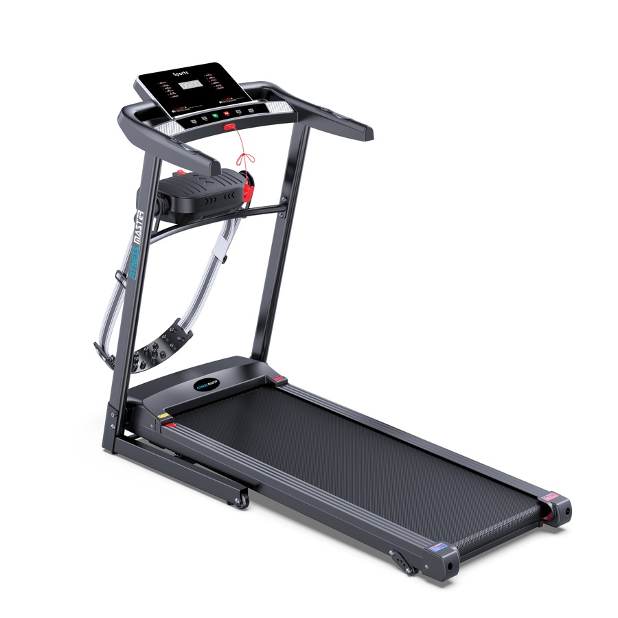 Fitness Master Multi-functional 3 Slope Folding Shock Absorbing black Electric Treadmill