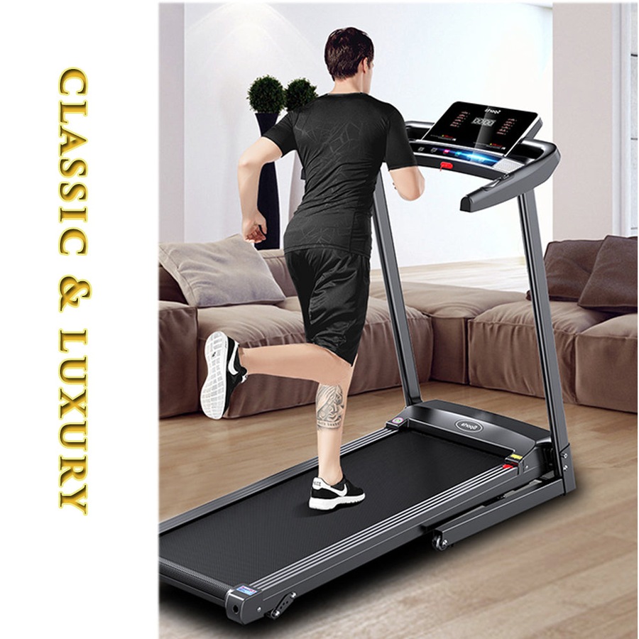 Fitness Master Multi-functional 3 Slope Folding Shock Absorbing black Electric Treadmill