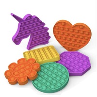 3D Multi Push Pop Its Fidget Toys Push Bubble Kids Focus Sensory Toys Pop it Game