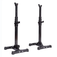 Fitness Master 2 pack Squat Rack Stand Bench Press Weight Lifting Barbell Gym