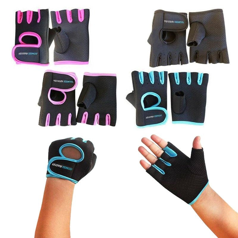 Premium Men Women Gym hand Gloves in shade blue