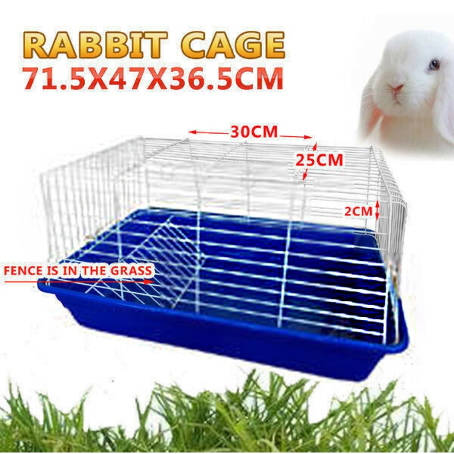Salesbay Pet Cage Carrier House Rabbit Bunny Hutch Ferret Guinea Pig Chinchilla