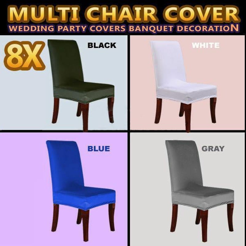 Seat Covers Stretchy Kitchen Dining, Grey Dining Chair Covers Australia