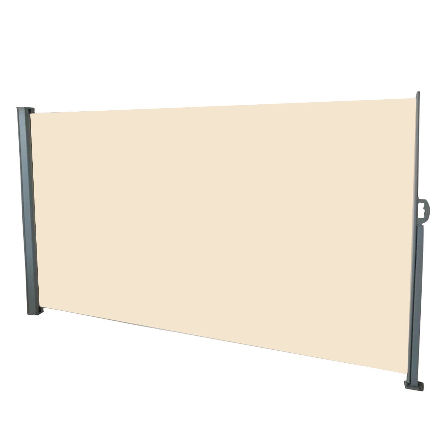 Side Awning Beige 180x300cm Sun Shade Indoor Outdoor Blinds Retractable Partition Screen