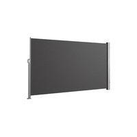 Elora Side Awning Grey 200x300cm Sun Shade Indoor Outdoor Partition Screen Blinds