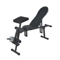 Sit Up Abdominal Crunch Adjustable Flat Incline Bench Fitness GYM Home lifting