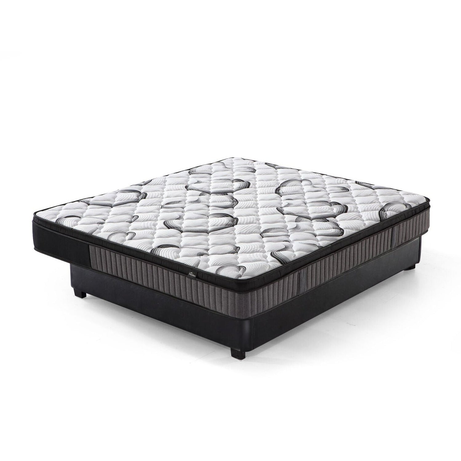 Foret Bed Mattress 9 Zone Euro Top Bedding Foam Super Firm 24cm Single King Single Double Queen King Size